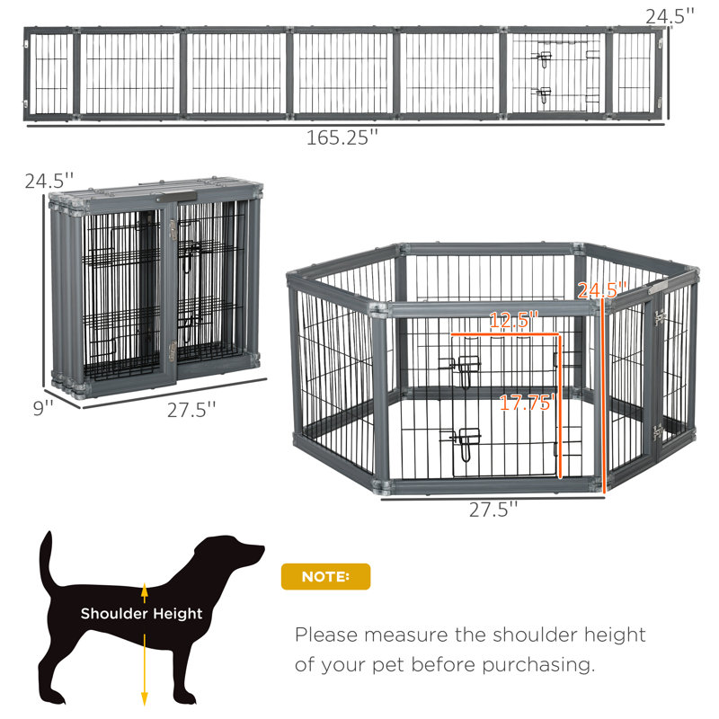 Pawhut dog pen best sale